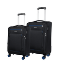 Βαλίτσα trolley Spectra Cardinal 5000 μικρή μεσαία 55x23x37 cm + 66x25x40 cm μαύρη