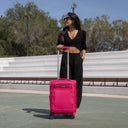 Βαλίτσα trolley Spectra Cardinal 5000 καμπίνας 55x23x37 cm ροζ