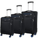 Βαλίτσες trolley (σετ 3 τεμαχίων) Cardinal 5000 Spectra 55x23x37 cm + 66x25x40 cm + 75x30x46 cm μαύρη