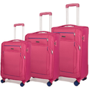 Βαλίτσες trolley (σετ 3 τεμαχίων) Cardinal 5000 Spectra 55x23x37 cm + 66x25x40 cm + 75x30x46 cm ροζ