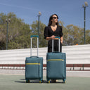 Βαλίτσα trolley Oblivion Cardinal 5100 μικρή μεσαία 55x23x37 cm + 66x25x40 cm πετρόλ