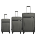 Σετ Βαλίτσες Cardinal 5200 Ταξιδιού 3 Τεμαχίων 55x35x19,5 cm + 68X22,5X41 cm + 78x25x46 cm χακί