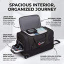 Τροχοτσάντα Ταξιδιού Cardinal 65cm 73L 8507 μαύρο
