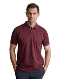 Navy & Green Ανδρική Μπλούζα Πόλο Κοντομάνικη 24EY.021/PL.1 DARK BORDEAUX Μπορντό