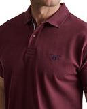 Navy & Green Ανδρική Μπλούζα Πόλο Κοντομάνικη 24EY.021/PL.1 DARK BORDEAUX Μπορντό