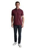 Navy & Green Ανδρική Μπλούζα Πόλο Κοντομάνικη 24EY.021/PL.1 DARK BORDEAUX Μπορντό