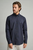 Navy & Green Ανδρικό Πουκάμισο Μακρυμάνικο 24NG.SD61/1B.8 Classic Dk Blue Μπλε
