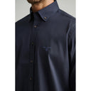 Navy & Green Ανδρικό Πουκάμισο Μακρυμάνικο 24NG.SD61/1B.8 Classic Dk Blue Μπλε