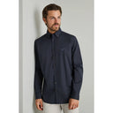 Navy & Green Ανδρικό Πουκάμισο Μακρυμάνικο 24NG.SD61/1B.8 Classic Dk Blue Μπλε