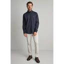Navy & Green Ανδρικό Πουκάμισο Μακρυμάνικο 24NG.SD61/1B.8 Classic Dk Blue Μπλε