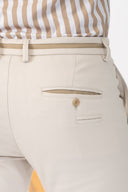 Vittorio  Ανδρικό Παντελόνι Chinos 500-24-COMO Stone Εκρού