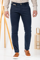 Vittorio  Ανδρικό Παντελόνι Chinos 500-24-COMO Blue Μπλε