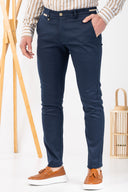 Vittorio  Ανδρικό Παντελόνι Chinos 500-24-COMO Blue Μπλε
