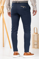 Vittorio  Ανδρικό Παντελόνι Chinos 500-24-COMO Blue Μπλε
