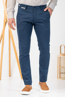 Vittorio  Ανδρικό Παντελόνι Chinos 500-24-COMO Navy Ραφ