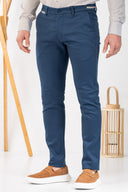 Vittorio  Ανδρικό Παντελόνι Chinos 500-24-COMO Navy Ραφ