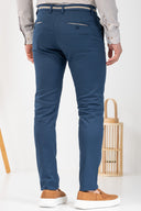 Vittorio  Ανδρικό Παντελόνι Chinos 500-24-COMO Navy Ραφ