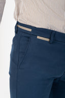 Vittorio  Ανδρικό Παντελόνι Chinos 500-24-COMO Navy Ραφ