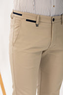 Vittorio  Ανδρικό Παντελόνι Chinos 500-24-COMO Safari Μπεζ
