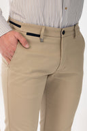 Vittorio  Ανδρικό Παντελόνι Chinos 500-24-COMO Safari Μπεζ