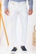 Vittorio  Ανδρικό Παντελόνι Chinos 500-24-COMO White Λευκό