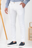 Vittorio  Ανδρικό Παντελόνι Chinos 500-24-COMO White Λευκό
