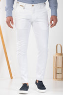 Vittorio  Ανδρικό Παντελόνι Chinos 500-24-COMO White Λευκό