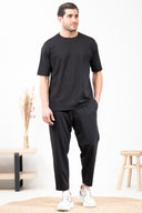 Vittorio Ανδρική Μπλούζα Overshirt Vittorio 300-24-FEVER Black