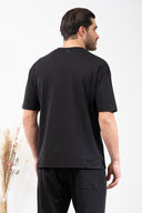 Vittorio Ανδρική Μπλούζα Overshirt Vittorio 300-24-FEVER Black