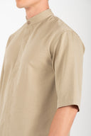 Vittorio Ανδρικό Πουκάμισο Overshirt Vittorio 300-25-MIRO Olive Μπεζ