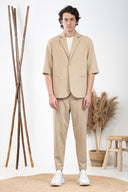 Vittorio Πουκάμισο Overshirt  300-24-DAMIANNO Stone