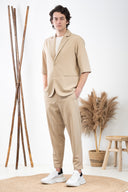 Vittorio Πουκάμισο Overshirt  300-24-DAMIANNO Stone