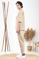 Vittorio Πουκάμισο Overshirt  300-24-DAMIANNO Stone