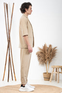 Vittorio Πουκάμισο Overshirt  300-24-DAMIANNO Stone