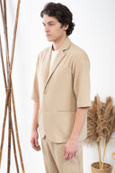 Vittorio Πουκάμισο Overshirt  300-24-DAMIANNO Stone