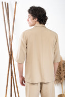 Vittorio Πουκάμισο Overshirt  300-24-DAMIANNO Stone