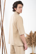 Vittorio Πουκάμισο Overshirt  300-24-DAMIANNO Stone