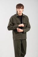 Vittorio Ανδρικό Πουκάμισο Overshirt 300-2425-Merrato Olive Πράσινο