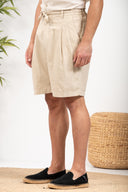 Vittorio Λινή Βερμούδα 500-24-Renato Beige Μπεζ