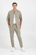 Vittorio Πουκάμισο Overshirt Vittorio 300-25-Bosa Olive Πράσινο
