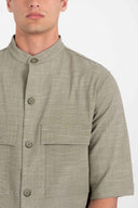 Vittorio Πουκάμισο Overshirt Vittorio 300-25-Bosa Olive Πράσινο
