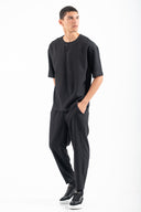 Μπλούζα Vittorio 300-2526-MIROLIO BLACK Μαύρο