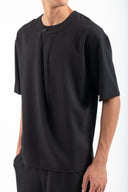 Μπλούζα Vittorio 300-2526-MIROLIO BLACK Μαύρο