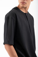 Μπλούζα Vittorio 300-2526-MIROLIO BLACK Μαύρο
