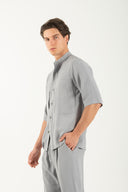 Vittorio Ανδρικό Πουκάμισο Overshirt Vittorio 300-25-CAPRI Grey Γκρι