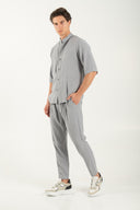 Vittorio Ανδρικό Πουκάμισο Overshirt Vittorio 300-25-CAPRI Grey Γκρι