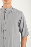 Vittorio Ανδρικό Πουκάμισο Overshirt Vittorio 300-25-CAPRI Grey Γκρι