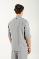 Vittorio Ανδρικό Πουκάμισο Overshirt Vittorio 300-25-CAPRI Grey Γκρι