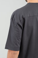 Vittorio Μπλούζα Oversized Κοντομάνικη 200-2425-007 Γκρι Ανθρακί