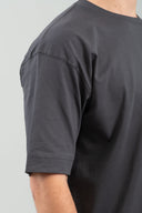 Vittorio Μπλούζα Oversized Κοντομάνικη 200-2425-007 Γκρι Ανθρακί